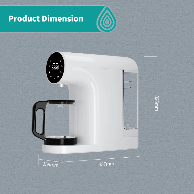 Reverse Osmosis Water Filter Countertop RO Water Filtration System, Home Water Purifier