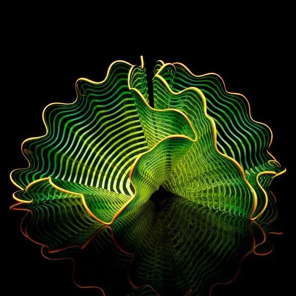 Nordic Style High Quality Murano Glass Bowl Hand Blown Colored Glass Decoration for Home Decor