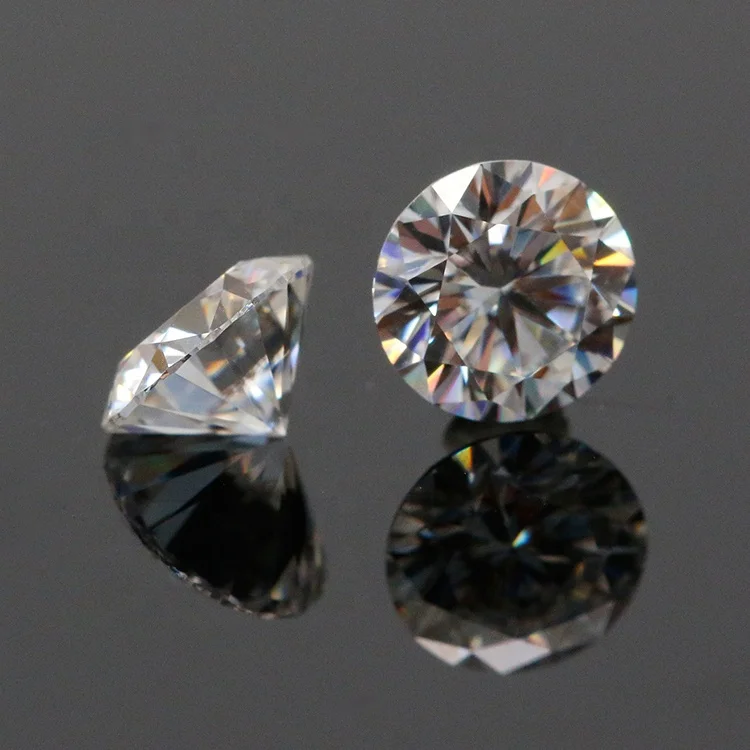 100pcs/bag Synthetic CZ Stones Price Round Brilliant Diamonds Cut Cubic Zirconia