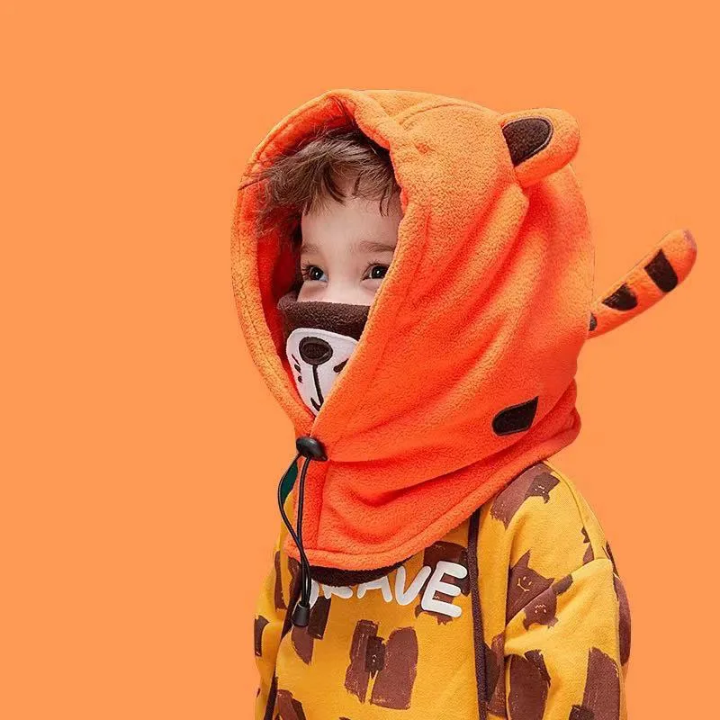 Christmas winter earmuffs magic head scarf animal cosplay fleece ski balaclava hat