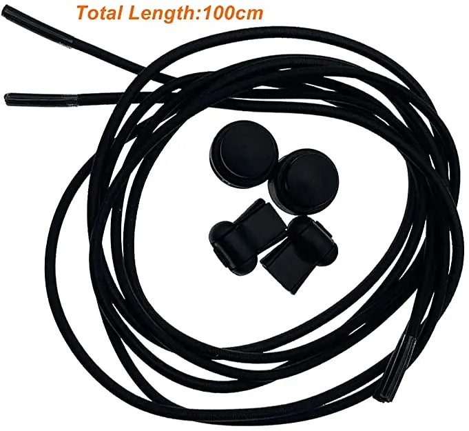 Elastic No Tie Laces 100cm Elastic Shoe Laces No Tie Elastic Lock Shoelaces for Kids Adults Runners Disabled lazy shoelaces