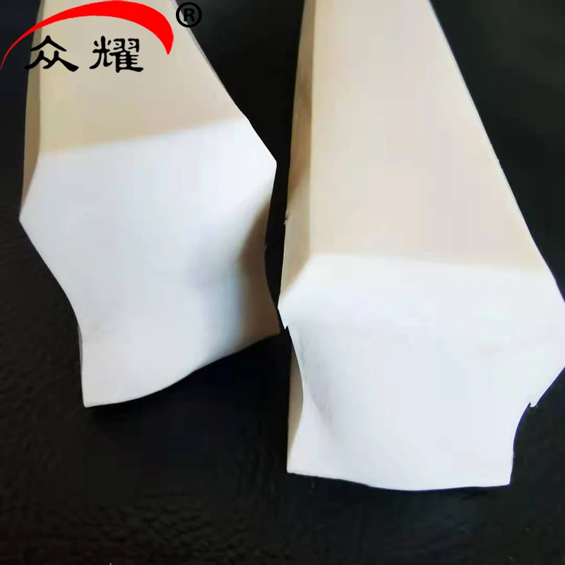 
2021 China Heat Insulation White Square Foamed Silicone Rubber Sealing Strip for sale 