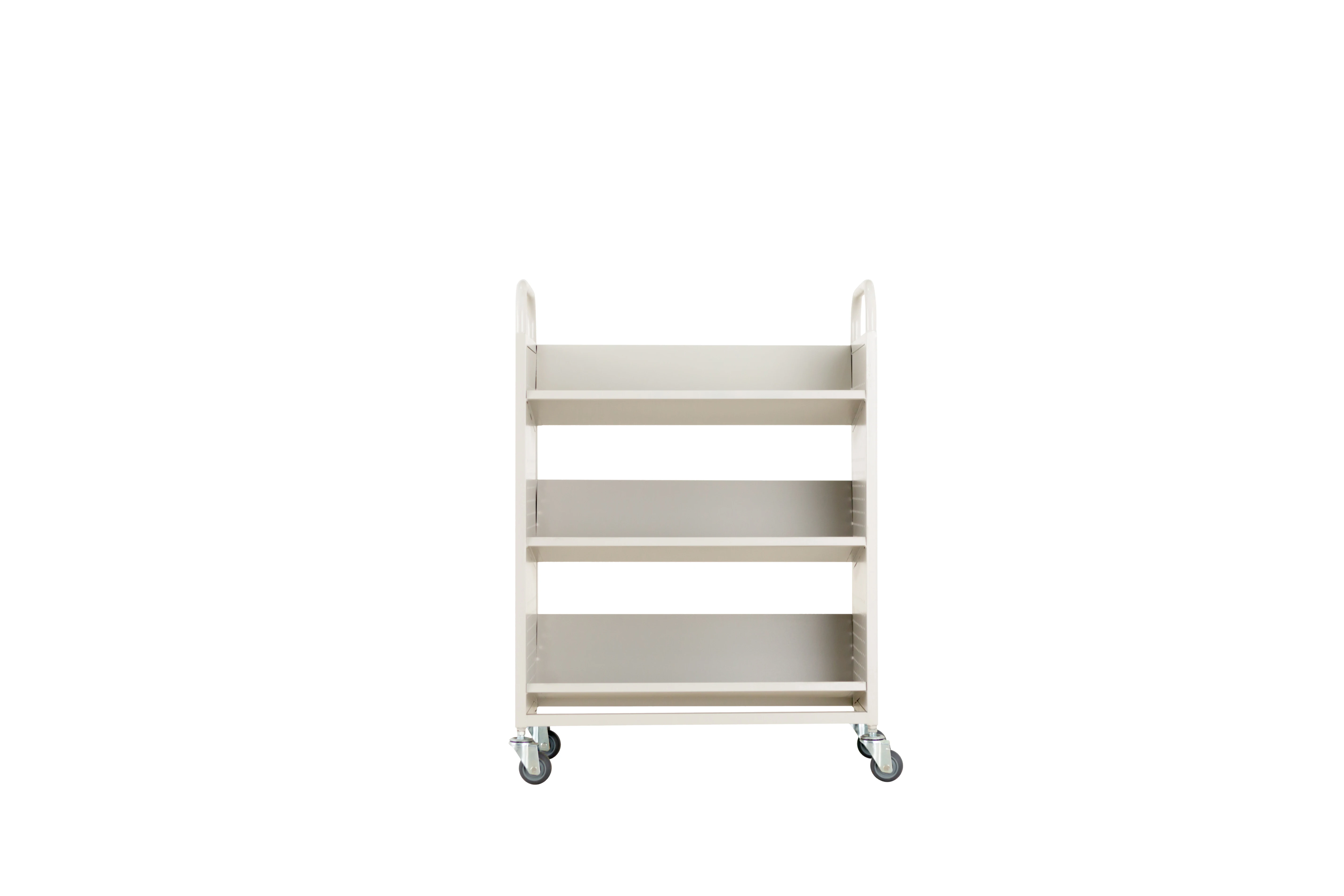 HUIYANG Wholesale library furniture book cart 3 layers metal steel book trolley muebles para biblioteca