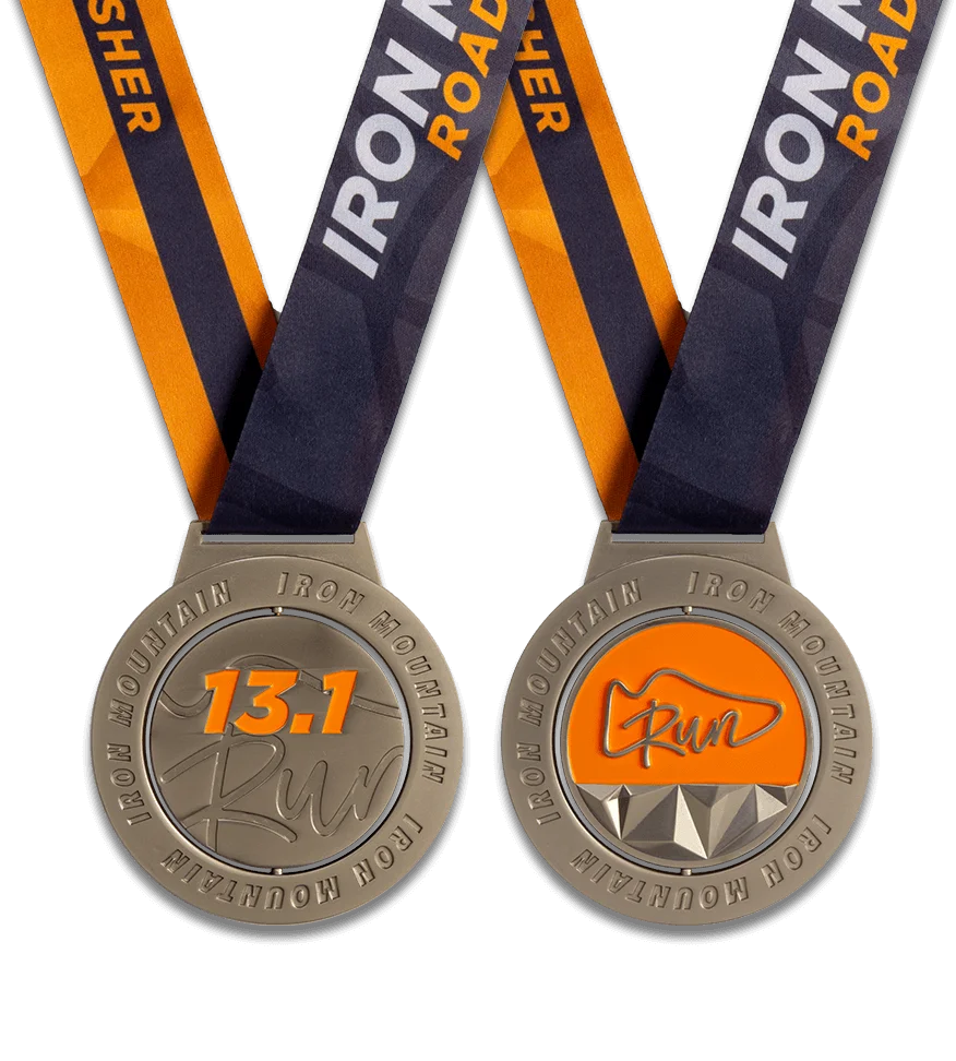 Design your own sport metal logo marathon running finisher Zinc alloy custom medal design