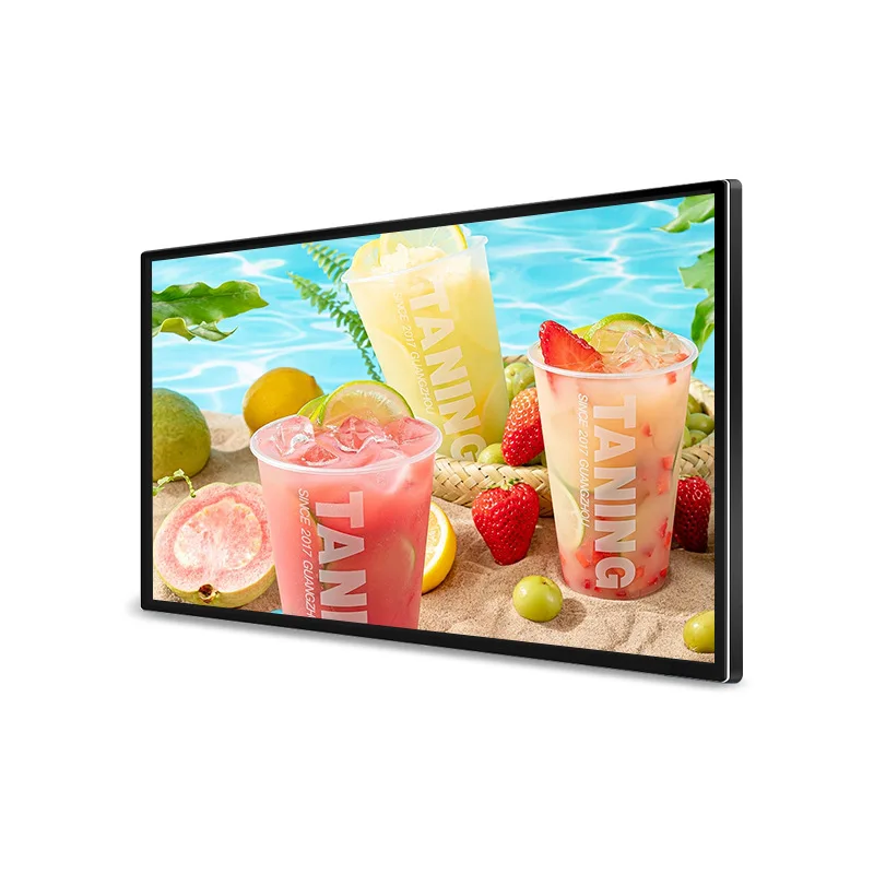 4K коммерческий рекламный медиаплеер настенное крепление Android WIFI ЖК-экран с программным обеспечением дистанционного управления