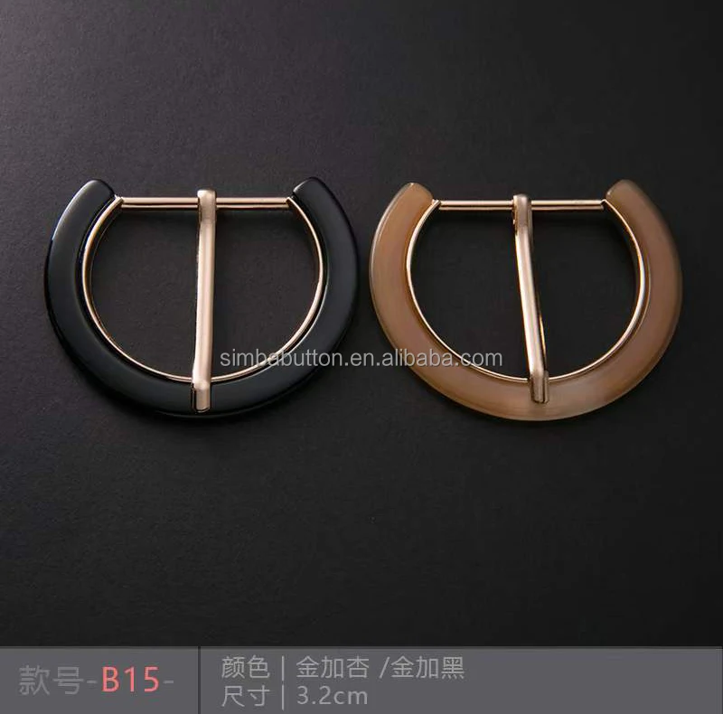 Factory Supply Custom Resin Belt Buckle Leather Belt Technic Customized Style Pin Rhinestone Design Material Plating In stock