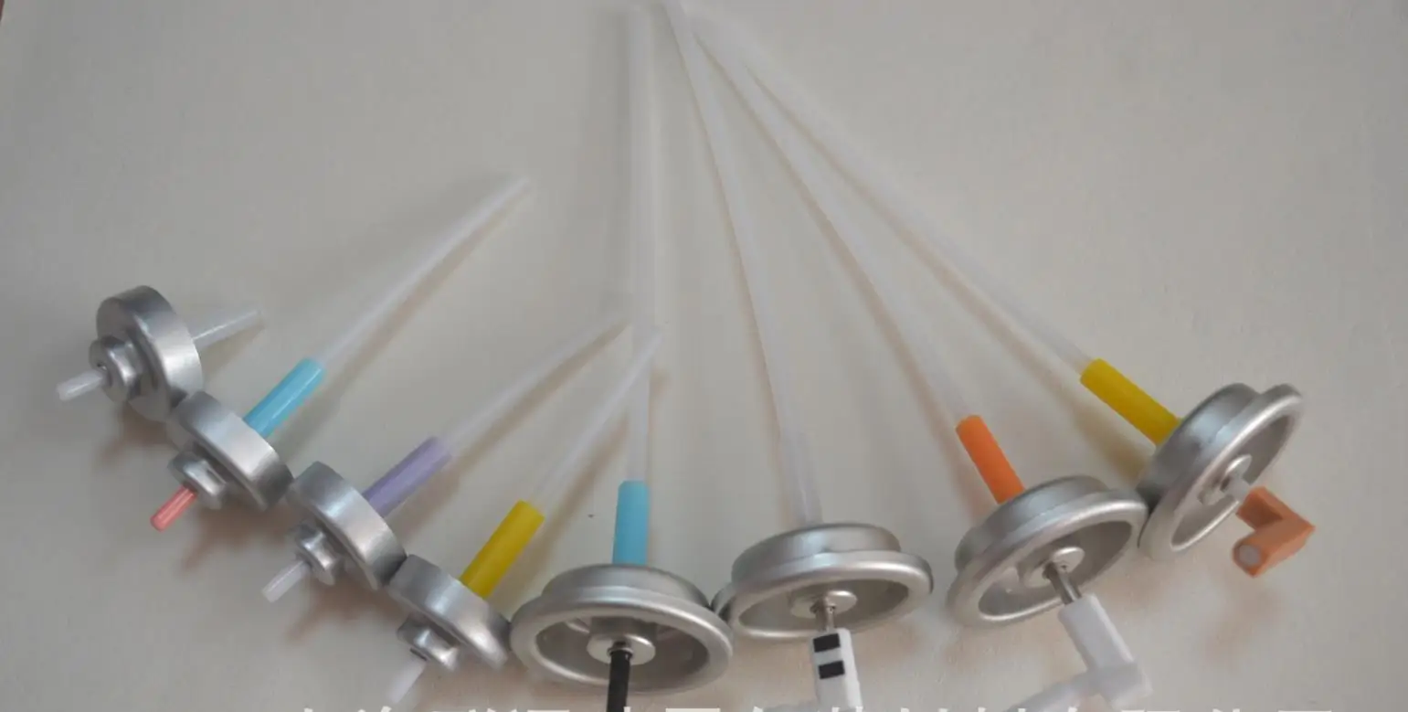 Wholesale Powder Aerosol Spray Cleanser tin can metering valve 1 inch valve Nozzles and Actuator for automatic air freshener