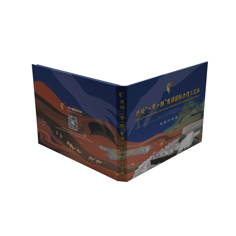 hardcover HD 7 inch touch screen video brochure LCD monitor video card for advertising invitation