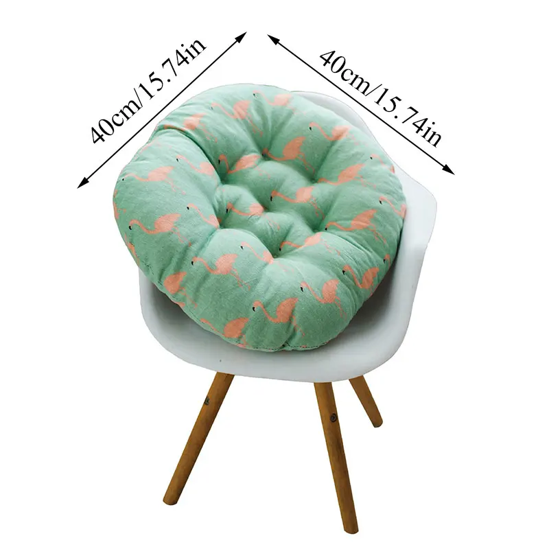 Office Chair Cushion Thicken Round Linen Seat Cushions For Back Pain Home Decor Decorative Outdoor Garden Cushions for Sofa