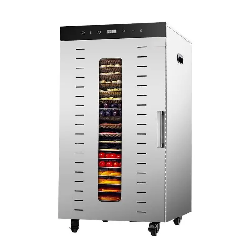 Fast drying dry machines for fruits  Double-layer stainless steel small fruit drying machine  Built-in LED light Even drying