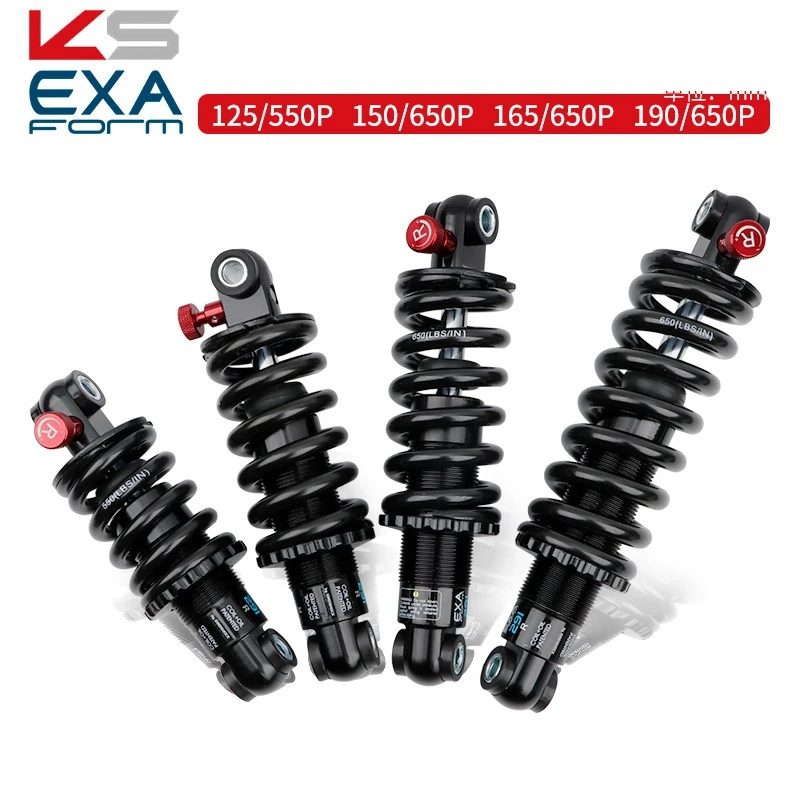Bike Rear Shock Absorber KS EXA 291R adjustable Suspension Shocks Spring Kindshock Downhill MTB Bike 125 150 165 190 mm