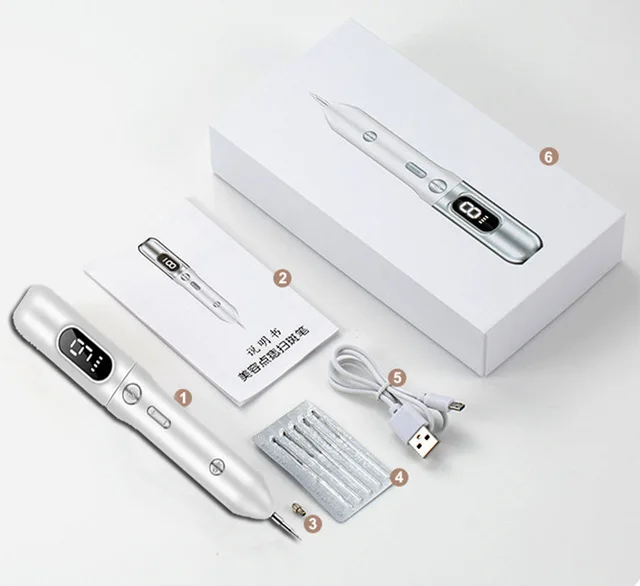 2022 Taoxi 9 level face skin mole tattoo freckle pen dark spot removal face black spot remover laser plasma pen