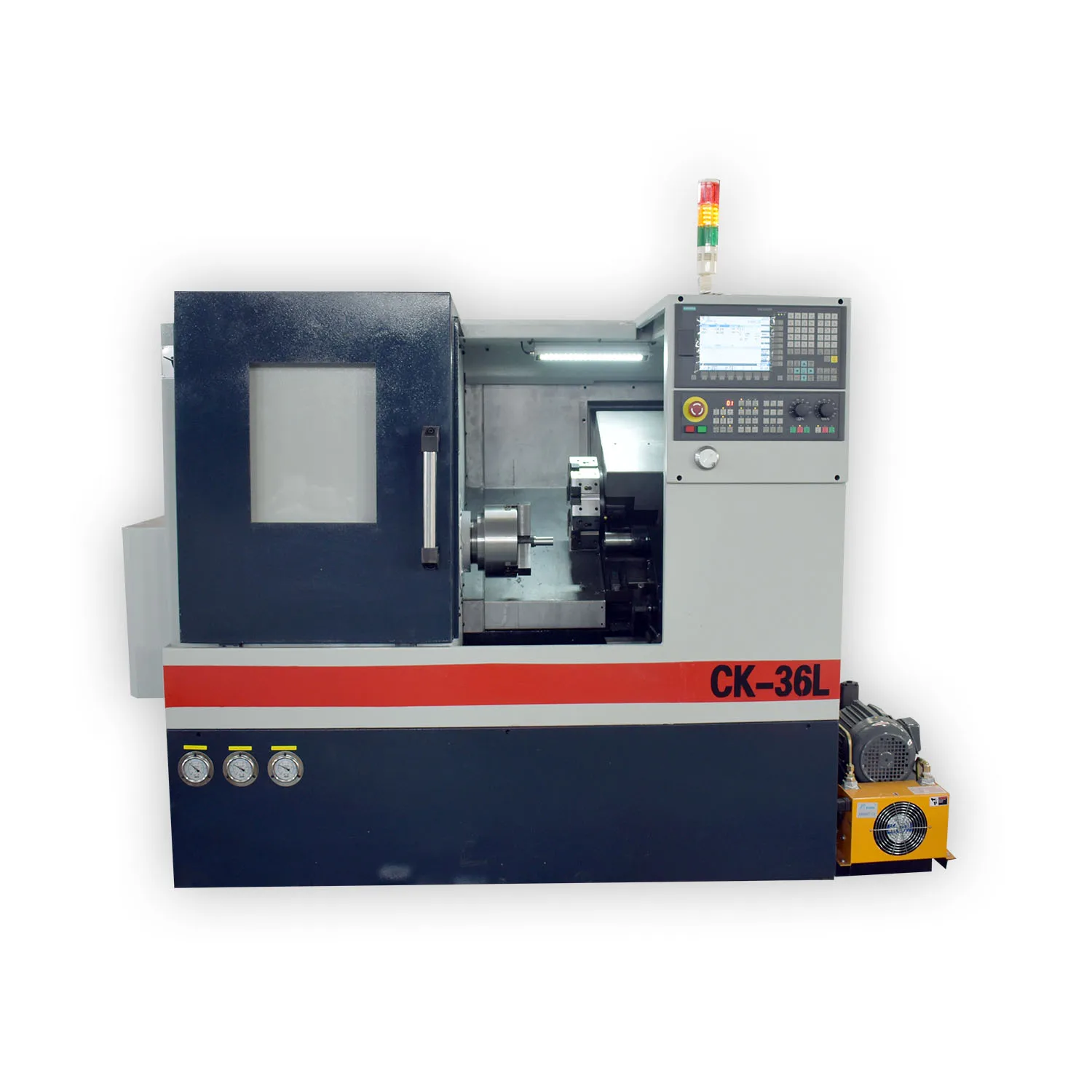 Дешевая настольная Расточная машина с ЧПУ CK32L наклонная кровать cnc токарные станки