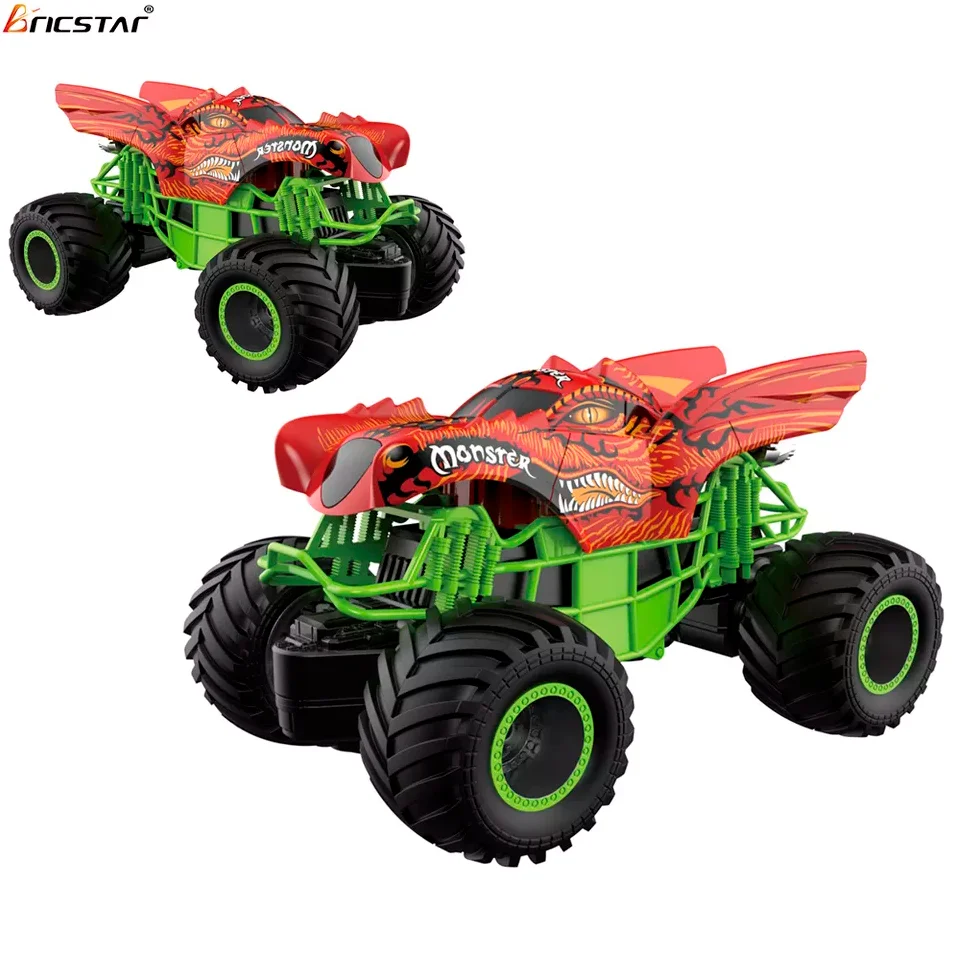 Bricstar Best selling outdoor play rc car toys monster truck 1:20 Big Wheel RC remote control Off-Road Car