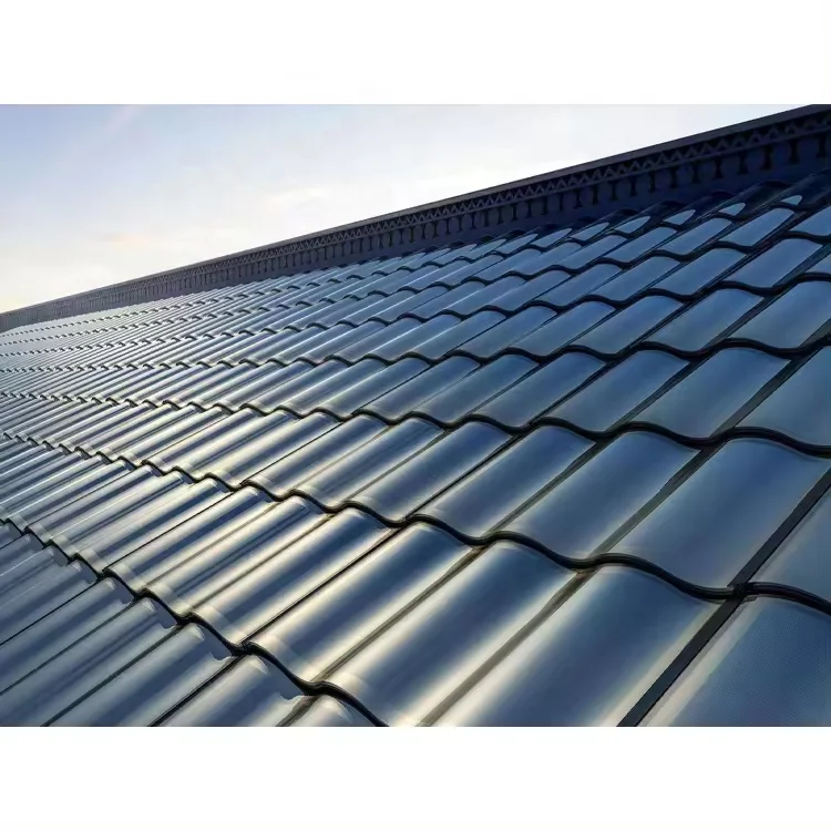 CIGS 30W 300W BIPV Solar Roof Tiles Double Glass Shingle Panel Thin Film Photovoltaic Power Silicon Material Packad Solar Panel
