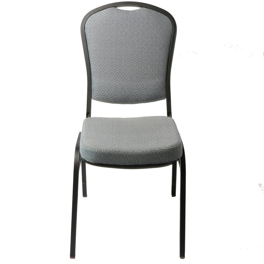 Wholesale promotional metal stacking wedding iron chairs hotel hall furniture banquet chair