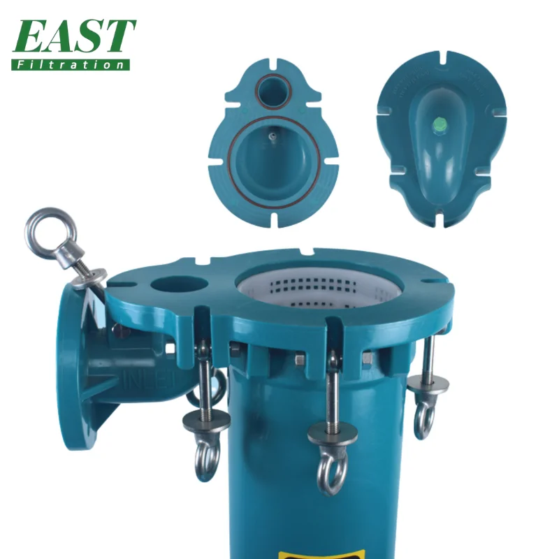 Factory price Standard Flange Inlet/Outlet Single Bag PP Filter Housing for treatment of suspended solids in water