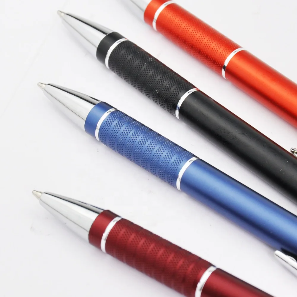 
high quality aluminium metal ballpoint pen manufacturer for gift stationery 