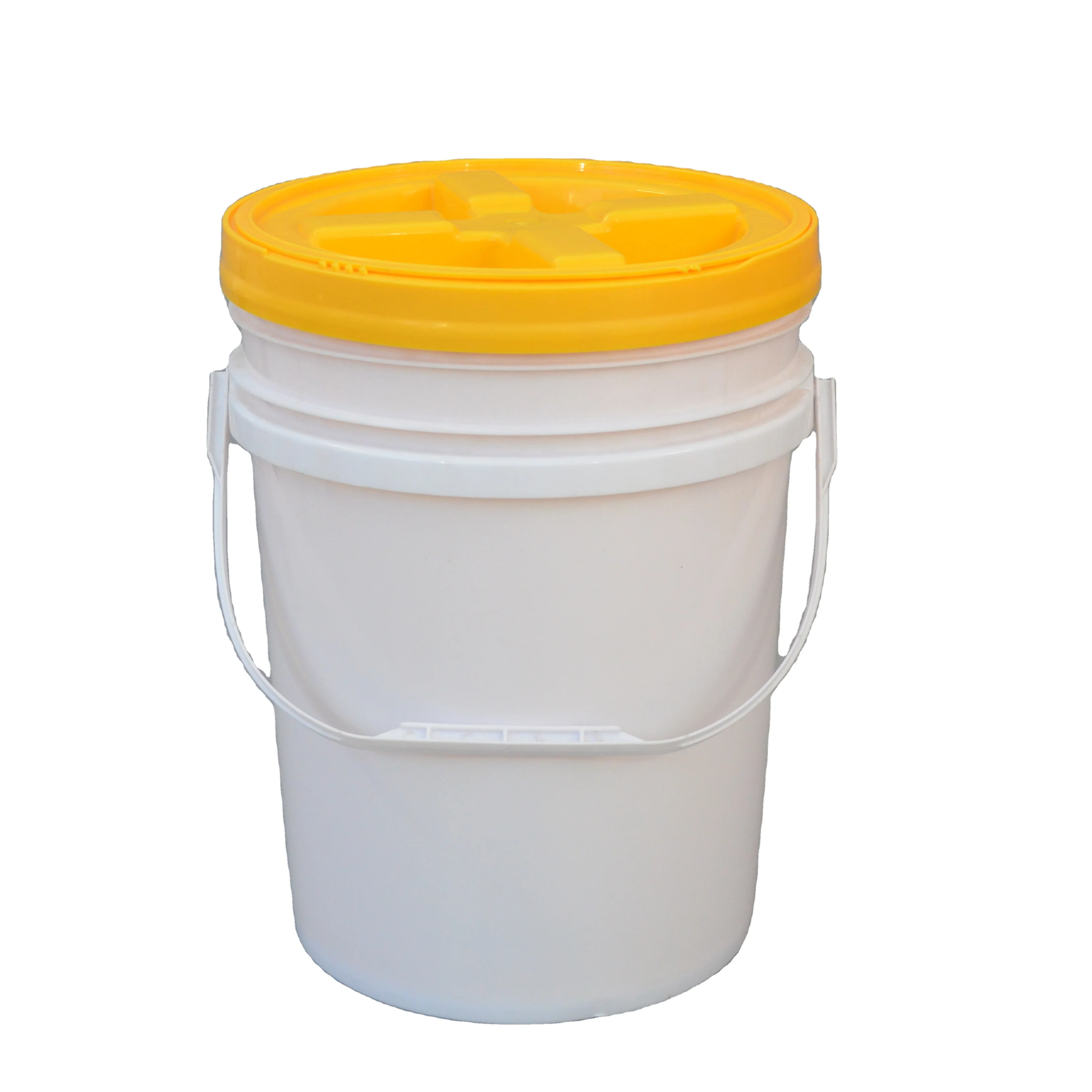 Factory wholesale 20L food grade car wash bucket paint coating storage round plastic bucket