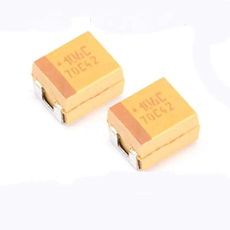 TAJB106K016RNJ new original Tantalum Capacitors 10uF 16V B CASE 10% (3.5 X 2.8 X 1.9mm) Inward L SMD 3528-21 2.8 Ohm 125C T/R