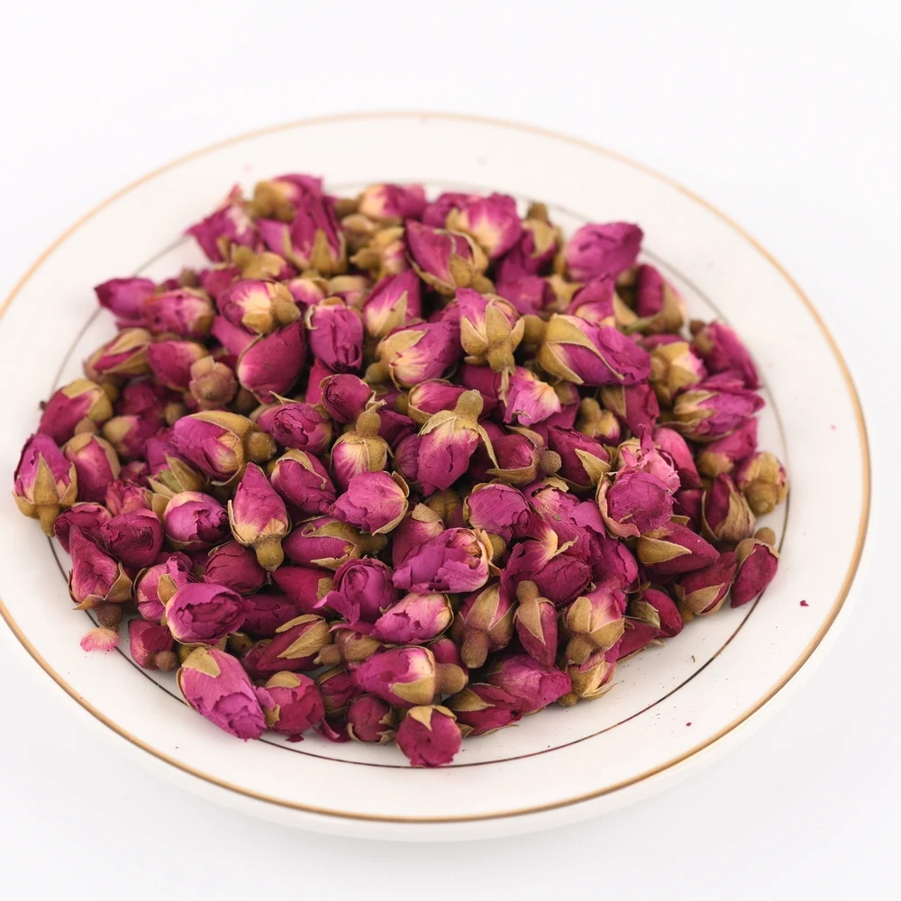Organic Rose Herbal Tea Dried Rose Tea of Rose Buds Natural Rose Bud Caffeine Free (1600291792156)