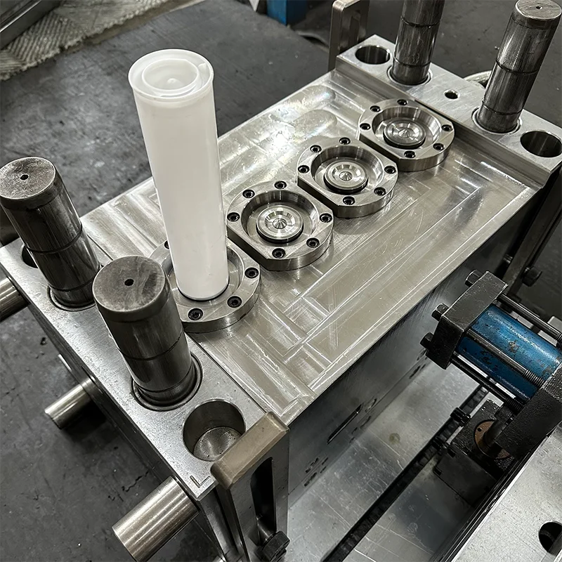 caulk tube mould rubber acetic silicone sealants tube moulding plastic tube injection mold for caulking gun