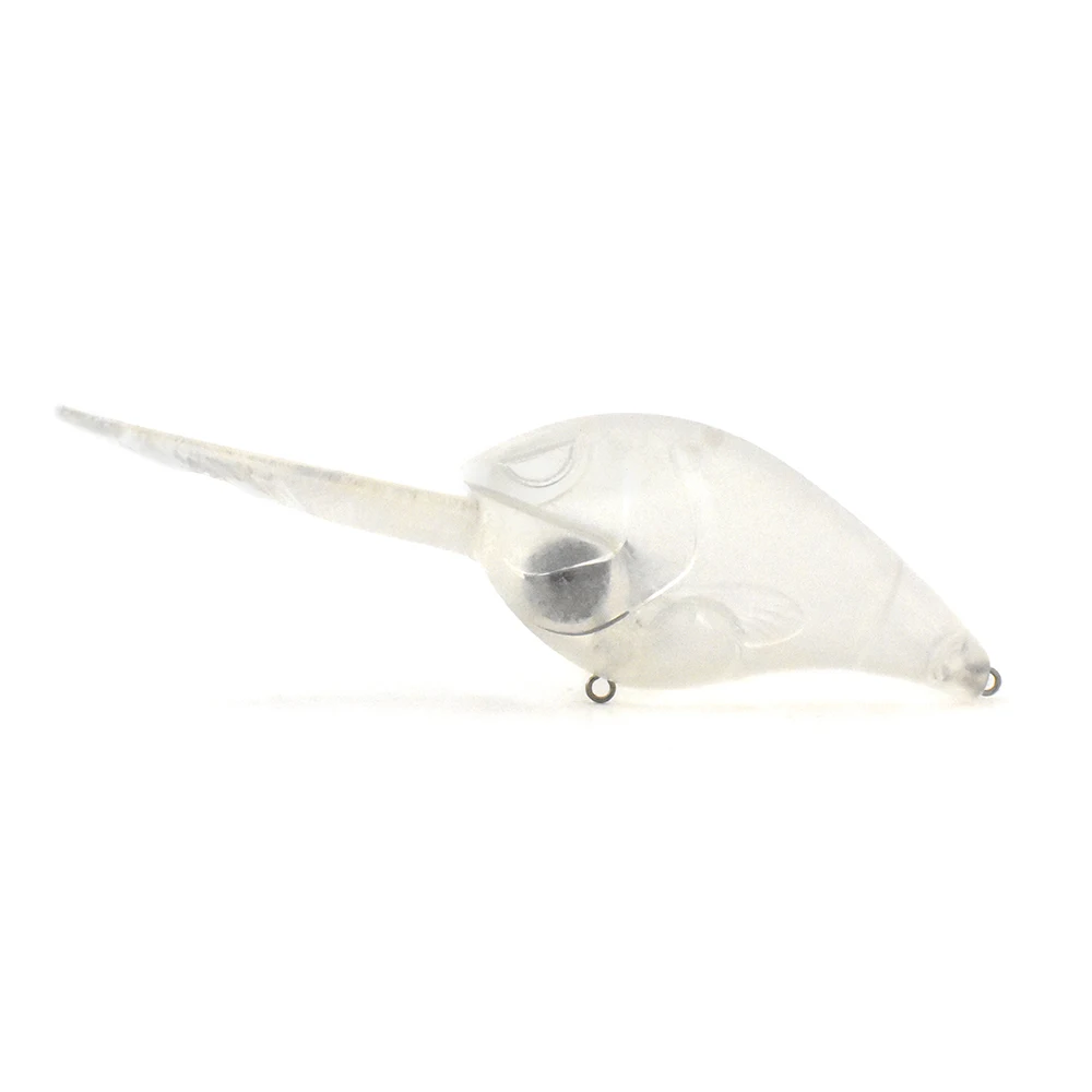 LURE FACTORY  Wholesale NEW Three -section Shad Sinking  jerkbait Transparent/ white body ABS hard fishing lure blank