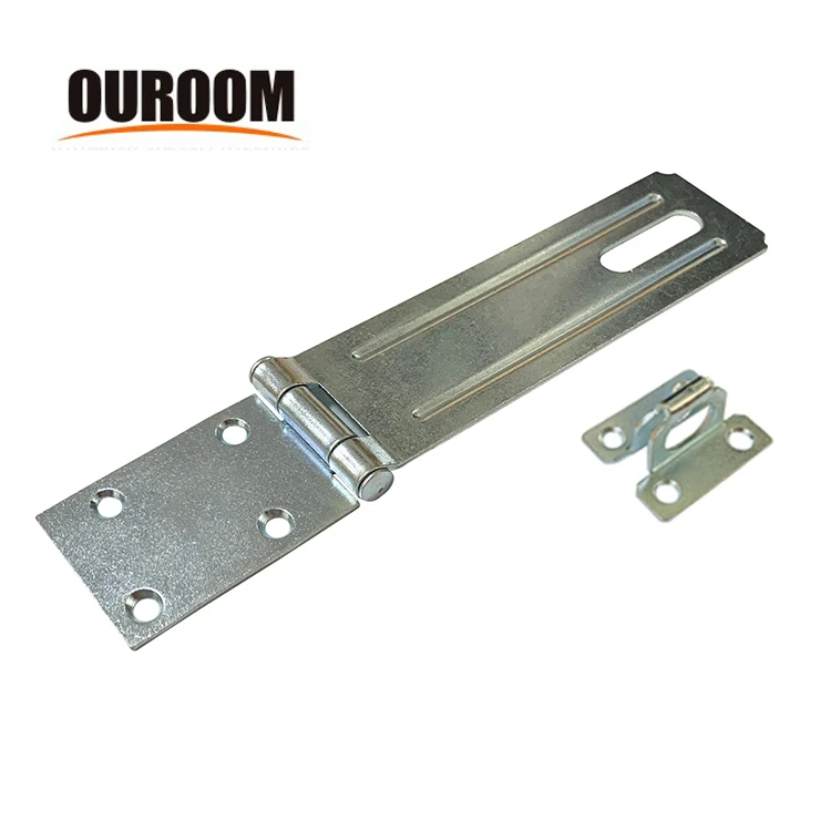 Low Price Hasp and Staple Heavy Duty Concealed Black Clasp Latch Hinges Lock for Doors
