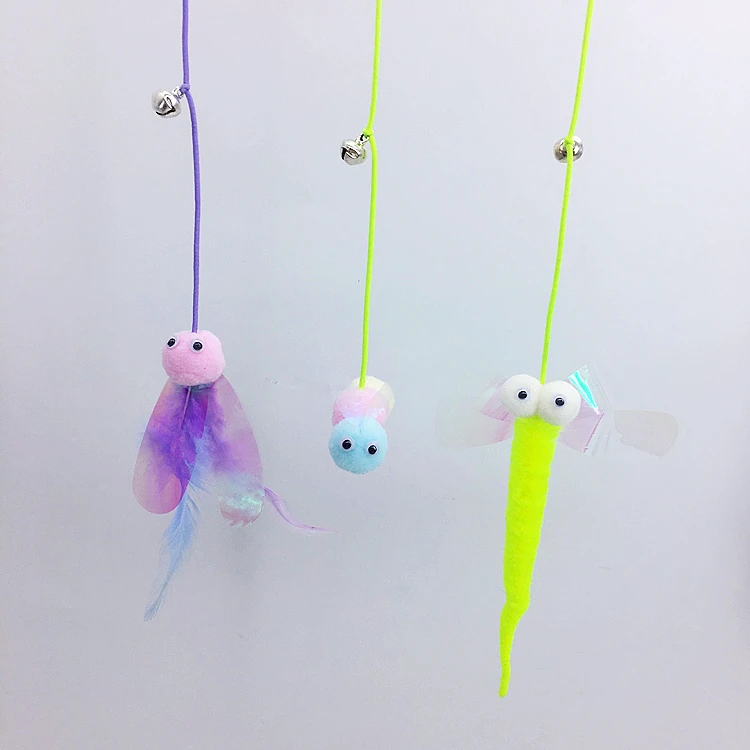 Factory direct sale swinging hanging door cat toys Adjustable length hanging self-entertainment teaser for cat gods