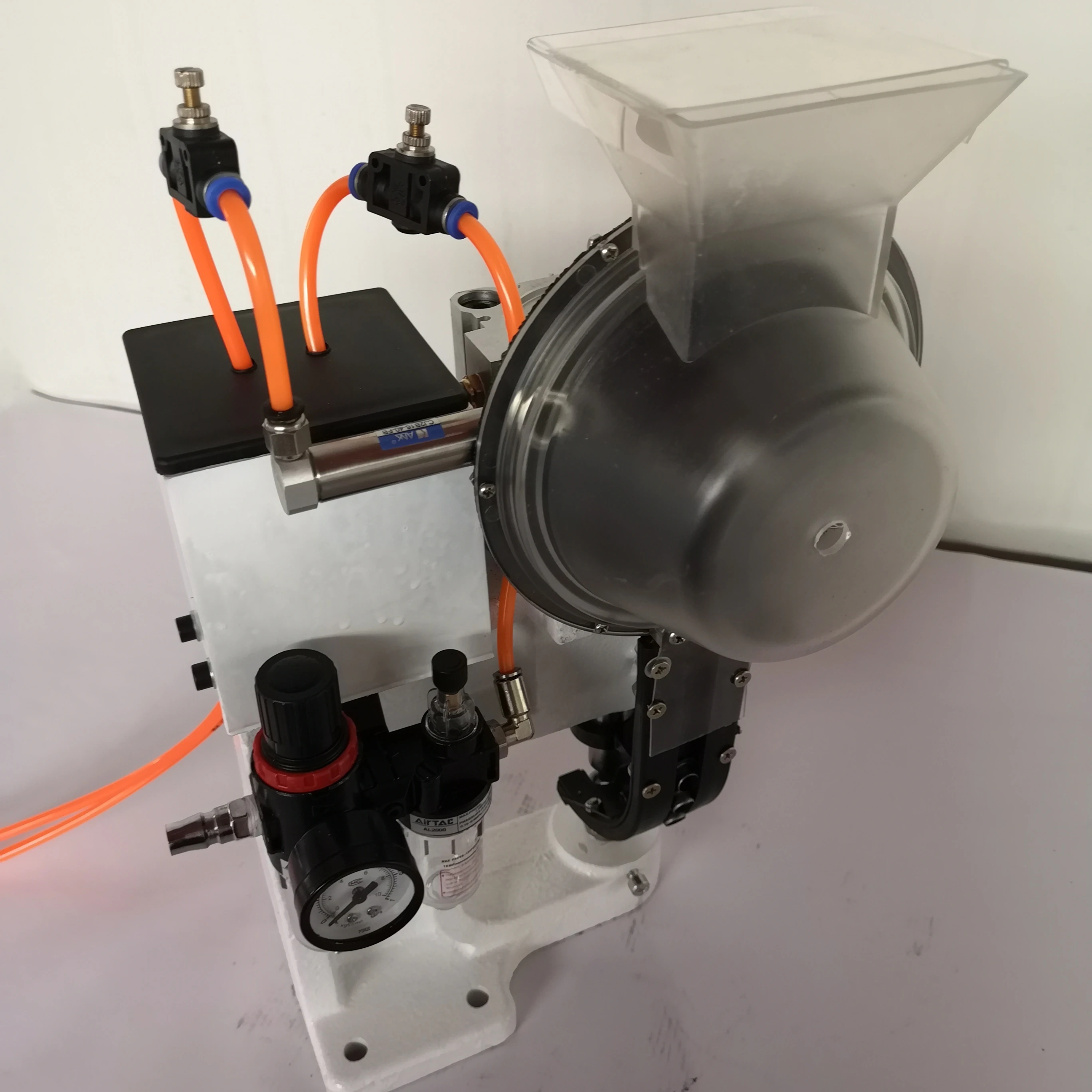 Pneumatic automatic flex banner curtain grommets punch eyelet press machine