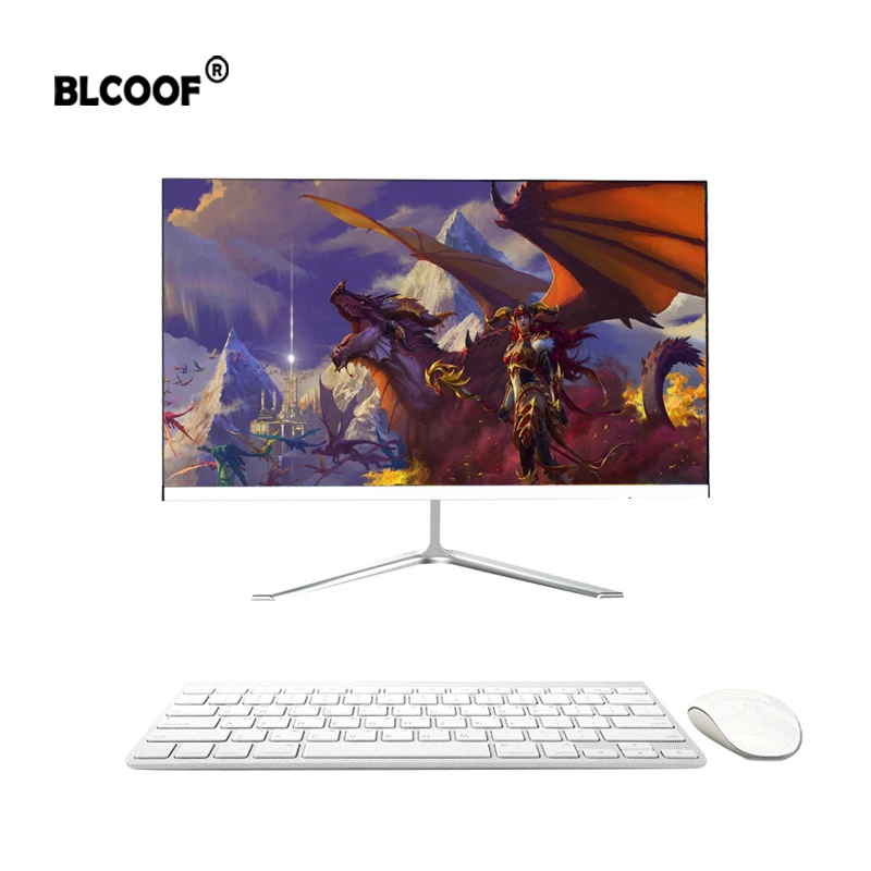 All-in-one computer u-ltra thin backlight desktop office computer 21.5-inch Core 3rd-i3/i5/i7 RAM SSD full set cheap pc gaming