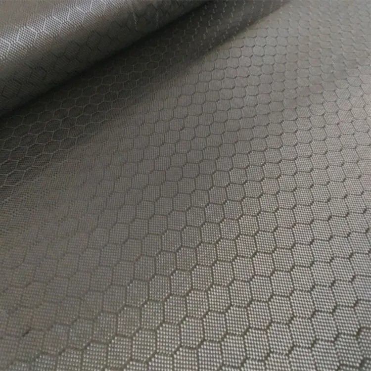 3k Wasp Honeycomb Hexagon Jacquard Carbon Fiber Cloth Roll