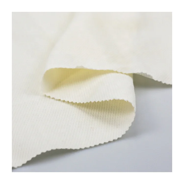 
Wholesale 99% Cotton 1% Spandex Double Faced Stretch Woven Jacquard Greige Fabric For Garment 