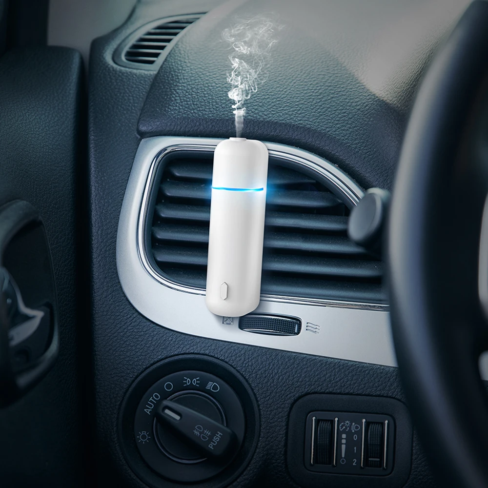 SCENTA Luxury Electric Air Car Perfume Freshener Vent Clip Wholesale Ultrasonic Nano Cool Mist Aroma