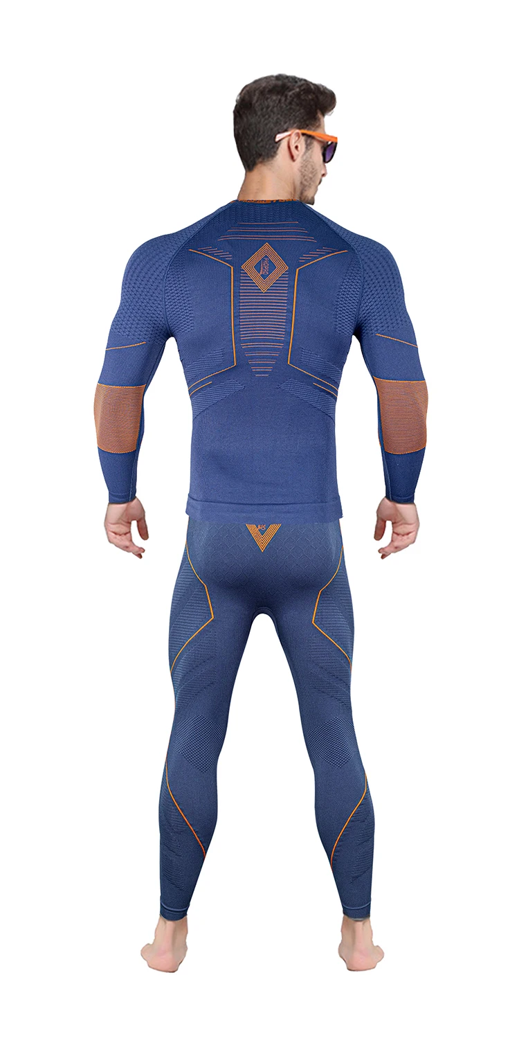 Sports Training T-shirt Mens Gym Wear Compression Thermal sports Underwear Clothing Winter Running Skiing Compression Clothing