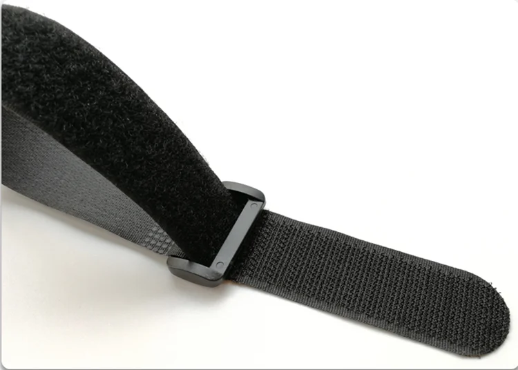 stick strong Self-Gripping adhesive double side adjustable nylon hook and loop Fastener Tape Cable Ties strap with buckle
