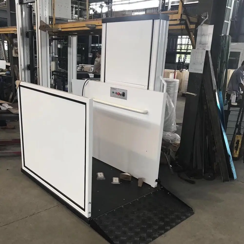 WEMET vertical wheelchair lift outdoor elevator lift small home chair lift for the disabled