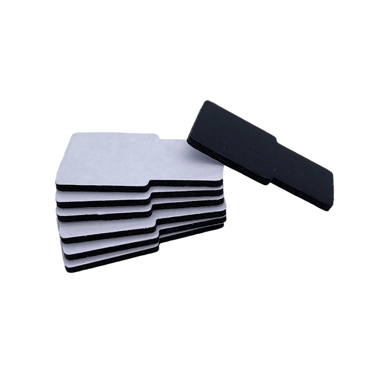 No Harm To Contact Surface Black Non Slip Tape Precut Industrial 3Mm Double Sided Foam Tape