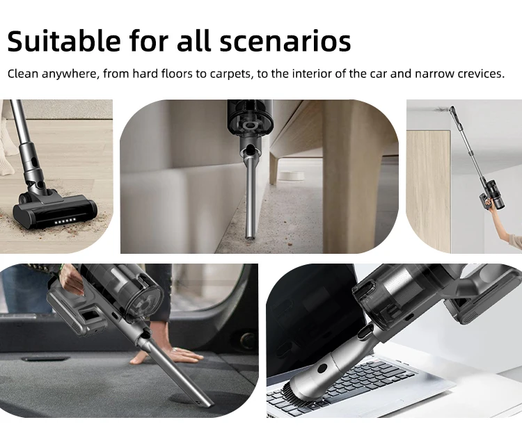 Wireless Battery Silent Vacuum Cleaner Super Clean Handheld Cordless Vacuum Cleaner 2000mAh