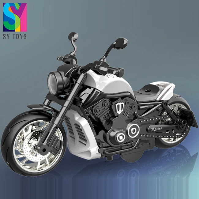 SY Diecast Model Car Zinc Alloy Metal Cars Toy Motorcycle For Kids