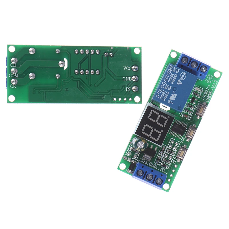 Multifunction Digital Time Infinite Delay Switch Timer Relay Module DC 5V / 12V / 24V