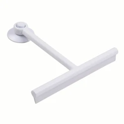 Window silicone squeegee cleaner with suction cup for mirror window glass cleaning squeegee