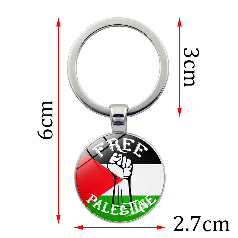 Wholesale palestine ring products Bag Key Accessories Fashion palestine  Keyrings  palestine keychain