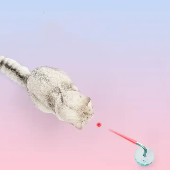 Class 1 Umbrella Cat Laser Toy Pointer Automatic Smart Interactive Usb Rechargeable Cat intelligent Teaser Toys For Indoor Cats