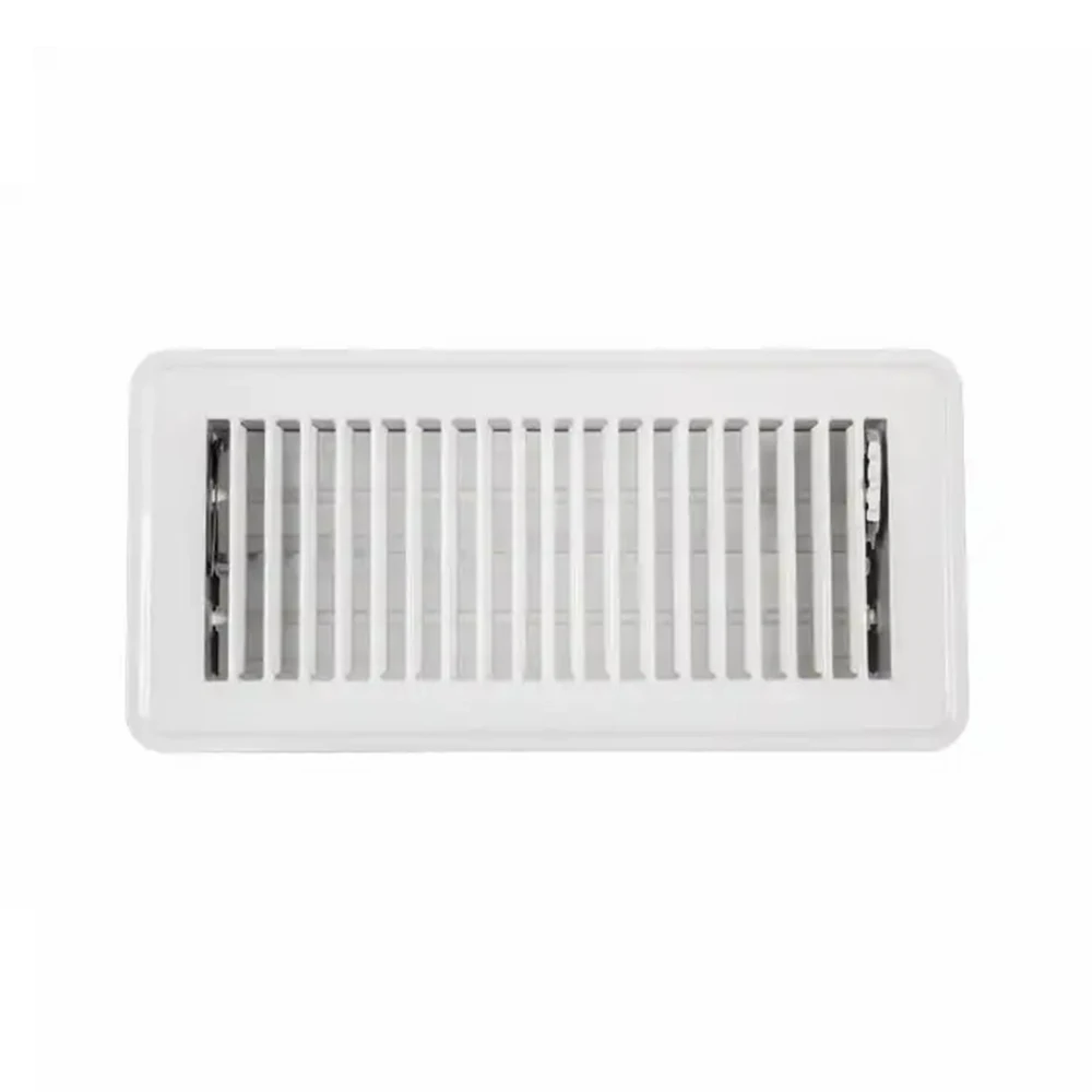 HVAC напольная вентиляционная решетка напольный регистр с амортизатором стальные напольные регистры металлическое вентиляционное отверстие