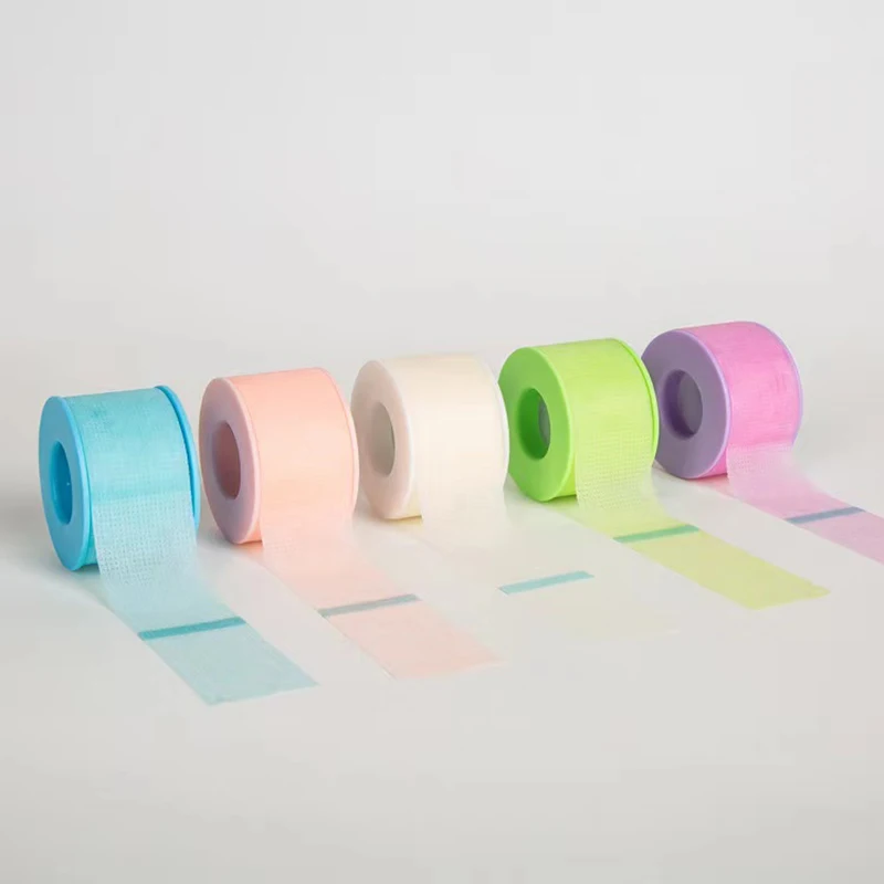 Sensitive Purple  Pink Blue Black Lash Extension Supplies Tape Silicone Tape Eyelash Extensions Silicone Gel Lash Tape