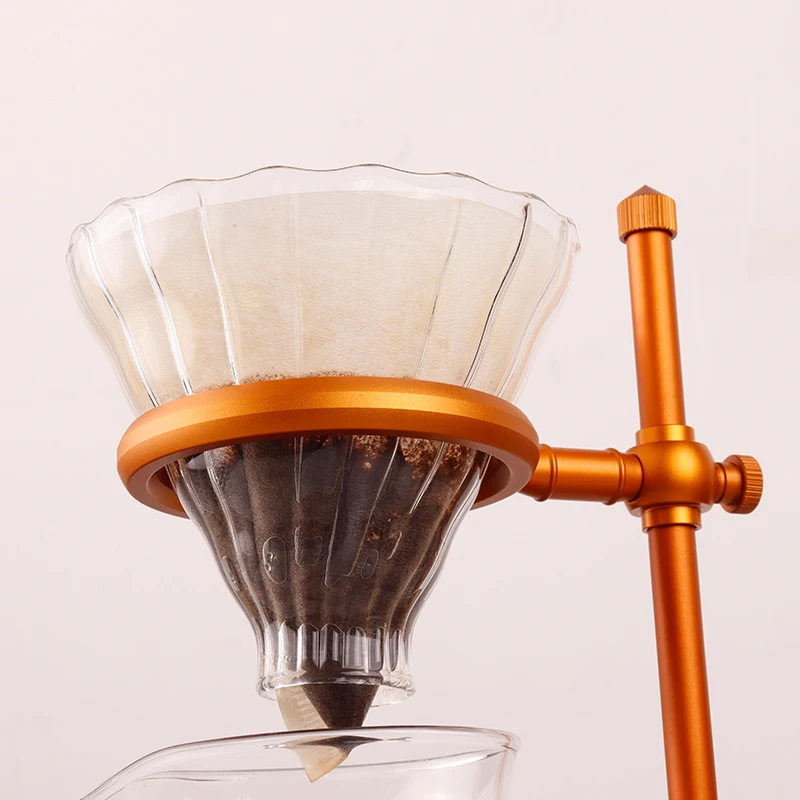 Pour Over Coffee Station Dripper Stand Coffee Dripper Holder with Wooden Base With pour over coffee makers