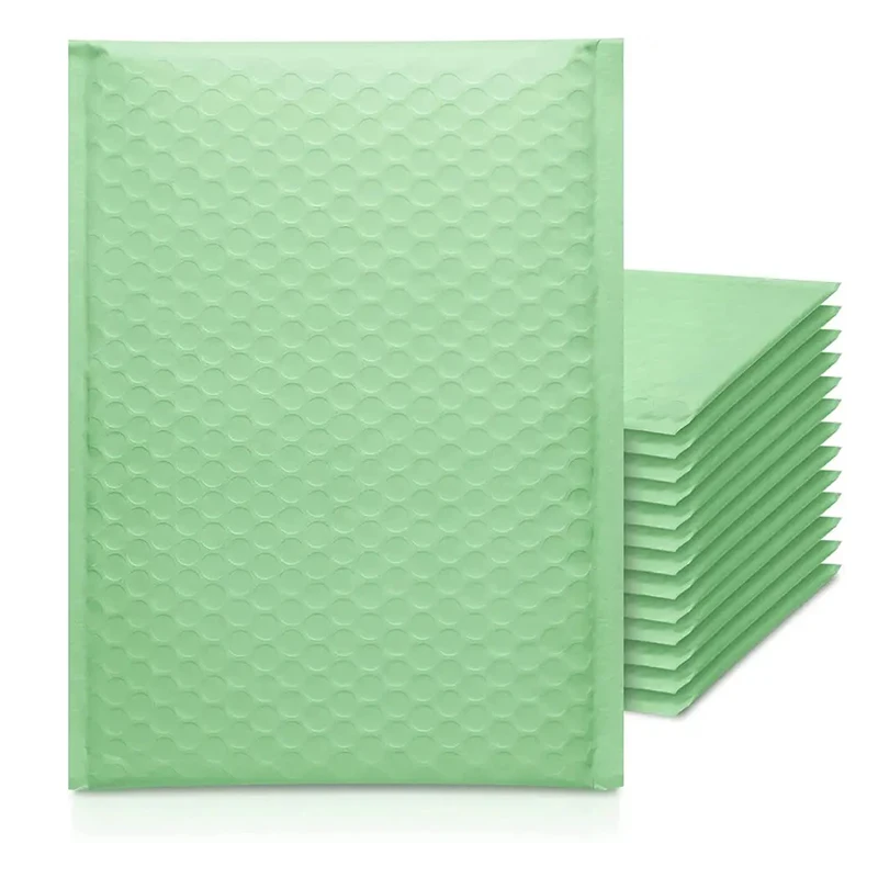 Custom Size  Recyclable Waterproof Self Seal Clothing Books Shockproof Mail Bag Packaging Bubble Poly Mailer Mailing Bag
