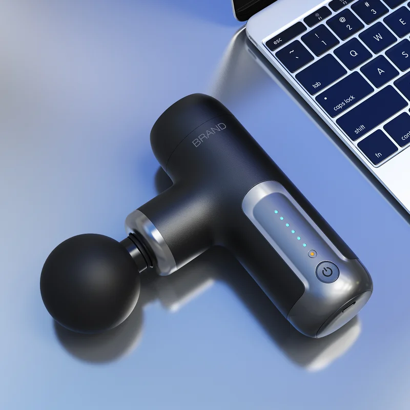 Factory Good Price New Patent Fascia Gun Booster Small Size Portable Deep Vibration Tissue Percussion Muscle Mini Massage Gun