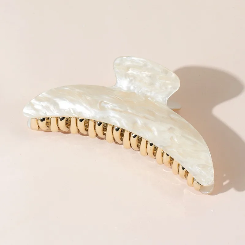 South Korea oversized hair clip pattern vertical clip grip clip coiffure acrylic hair grip hair accessories back of the head